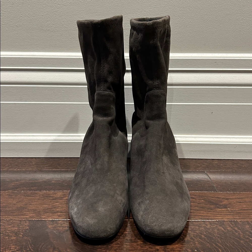 Stuart Weitzman brown Suede Footwear